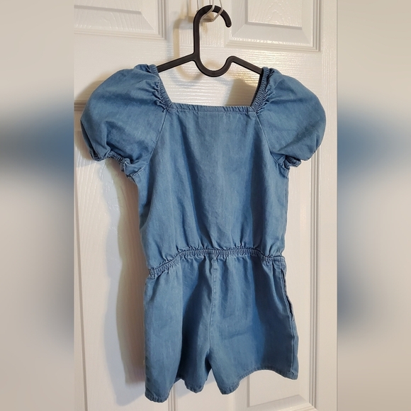 Cat & Jack Denim Girls Romper Size 4T - Picture 2 of 4